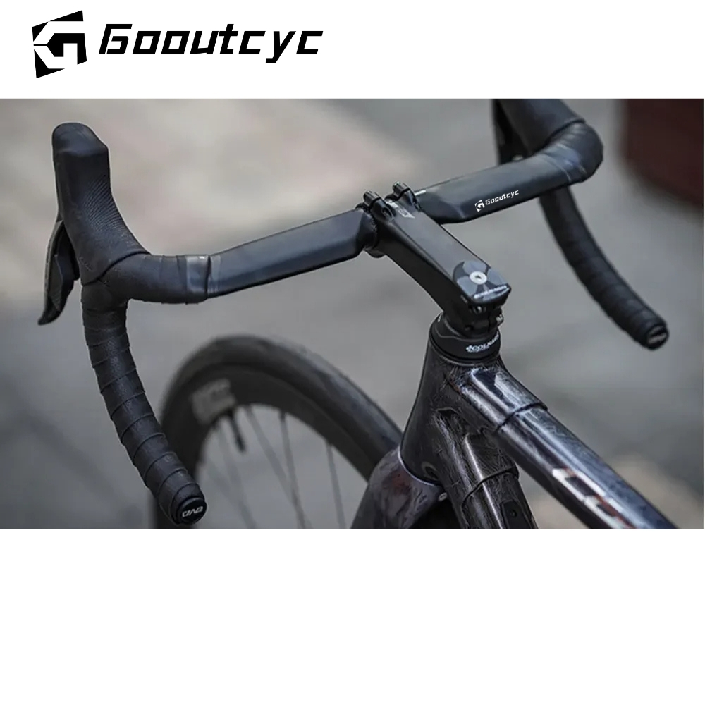 Gooutcyc Carbon Fiber Handlebar | Lightweight Toray T1000 Carbon Road Bar 10