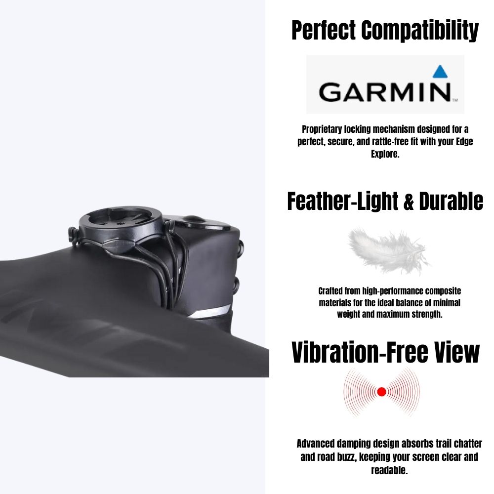 Universal Bike Mount for GARMIN Edge Explore & More GPS Computers 2