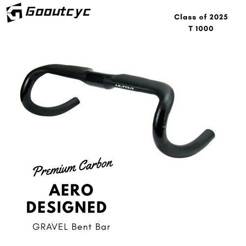 Gooutcyc Carbon Fiber Handlebar | Lightweight Toray T1000 Carbon Road Bar