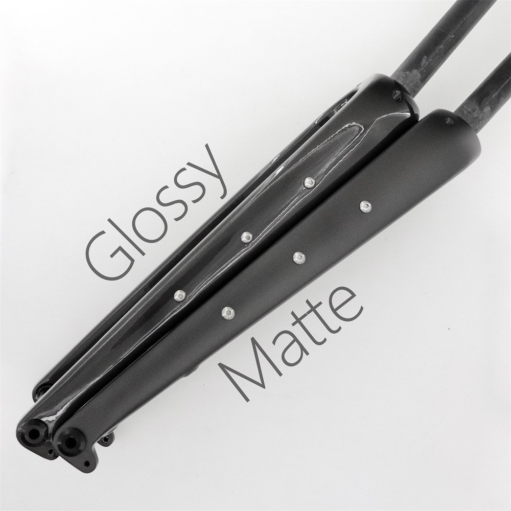 Carbon Gravel bike Fork 700C 1-1/8" Straight/Taper 100mm 19