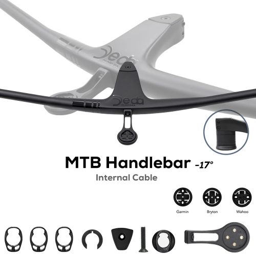 28.6mm,-17°Stem Angle ,50mm-90mm Stem Length XC /Cross Handlebar